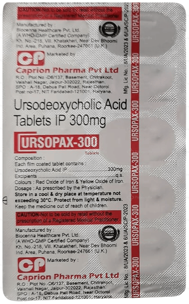 Ursopax 300mg Tablet 10s