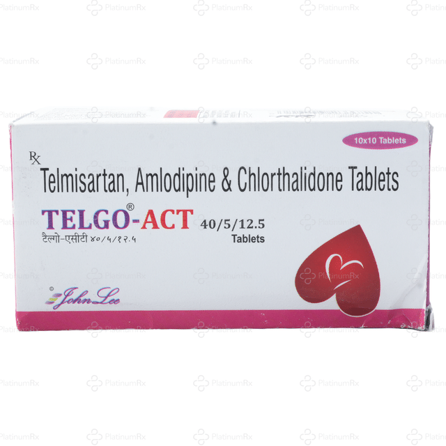 Telgo ACT 40/5/12.5mg Tablet 10s