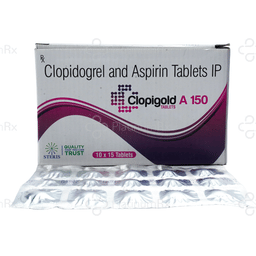 Clopigold A 150/75mg Tablet 15s