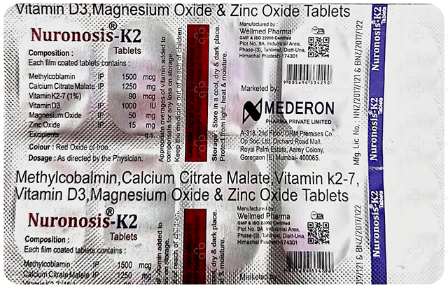 Nuronosis K2 Tablet 10s