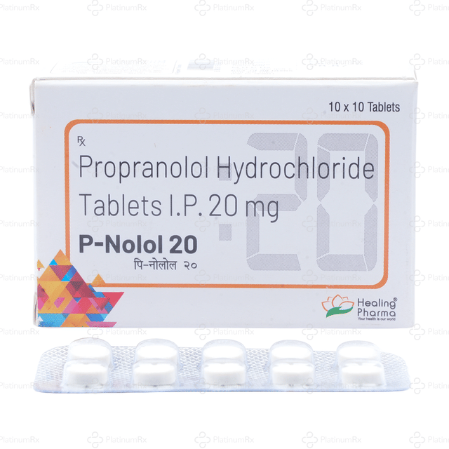 P Nolol 20mg Tablet 10s