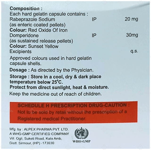 Lukfast DSR 30/20mg Capsule SR 10s