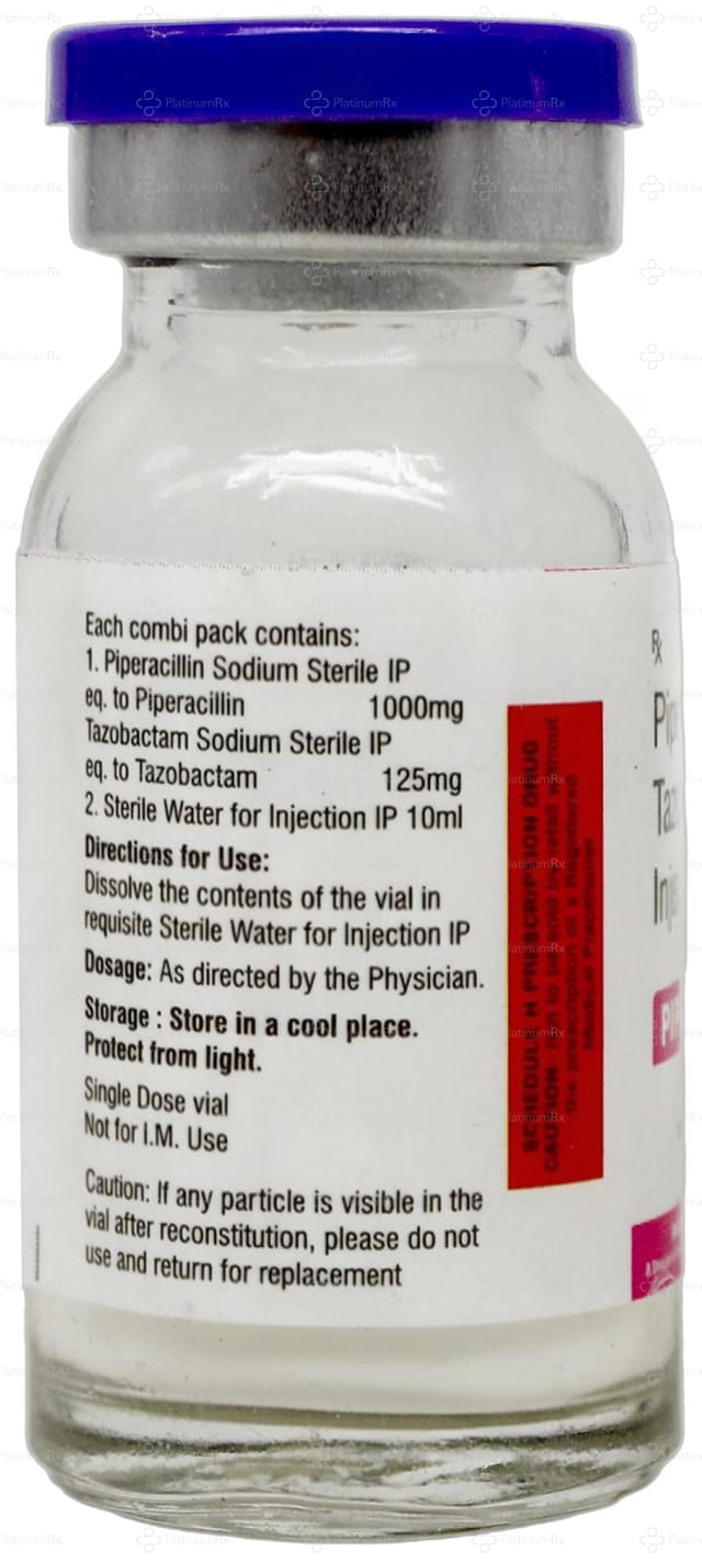 Pipaz 1000/125mg Injection 1s