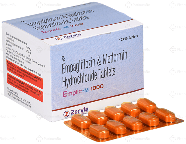 Emplic M 12.5/1000mg Tablet 10s