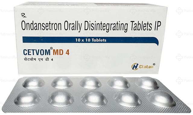 Cetvom 4mg Tablet MD 10s