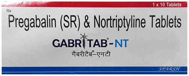 Gabritab NT 10/75mg Tablet SR 10s