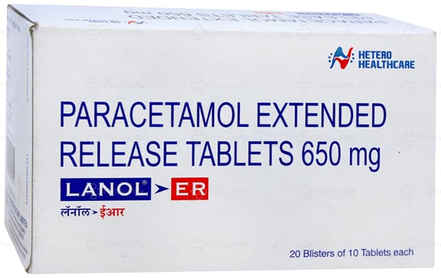 Lanol 650mg Tablet ER 10s