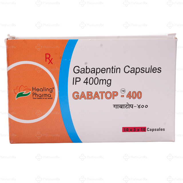 Gabatop 400mg Capsule 10s