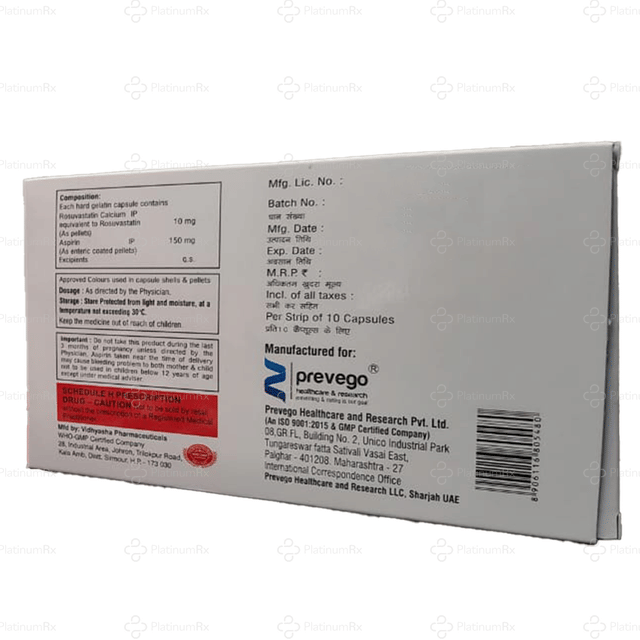 Rovasday AP 10/150mg Capsule 10s