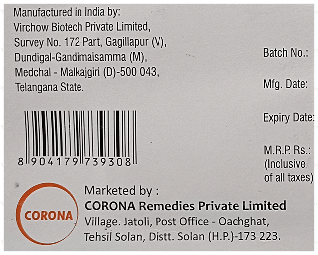 Tricium PTH PF Injection 2.4ml
