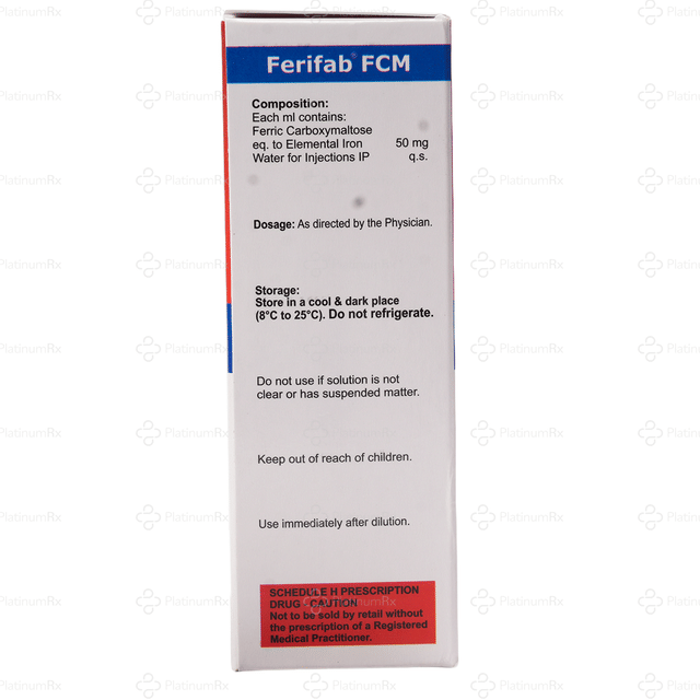 Ferifab FCM 50mg Injection 10ml