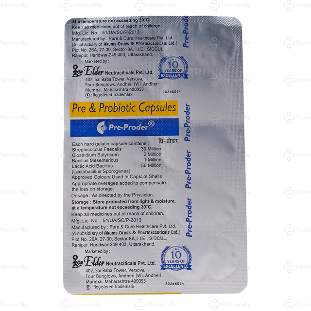 Pre Proder Capsule 10s
