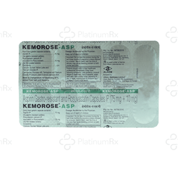 Kemorose ASP 10/75mg Capsule 10s