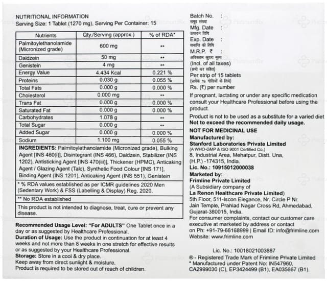 Palmiges Plus Tablet 15s