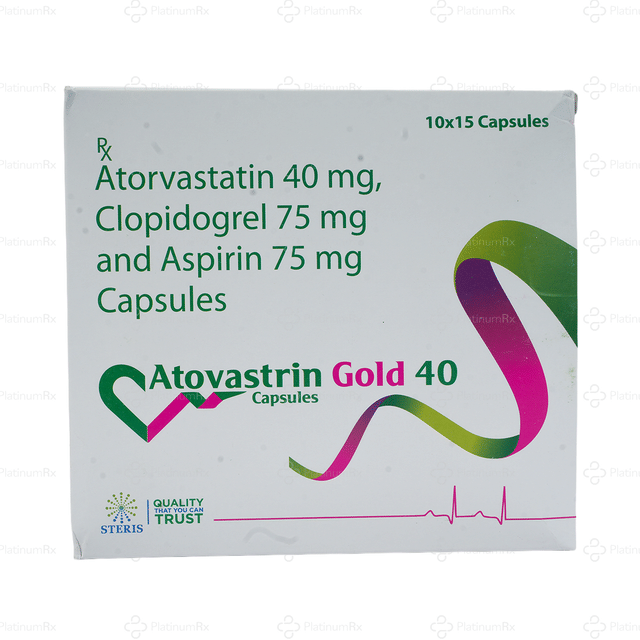 Atovastrin Gold 75/40/75mg Capsule 15s