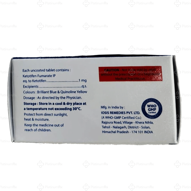 Ketotirate 1 Tablet 10S