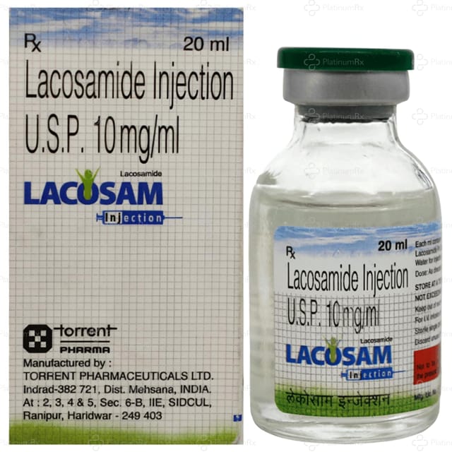 Lacosam 10mg Injection 20ml