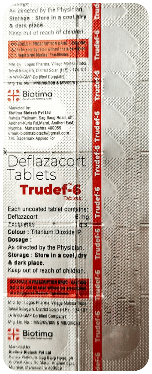 Trudef 6mg Tablet 10s