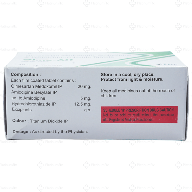 Olmo AH 20mg/5mg/12.5mg Tablet 10s