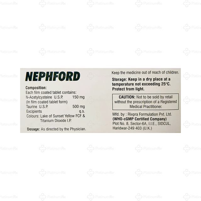 Nephford 150/500mg Tablet 10s