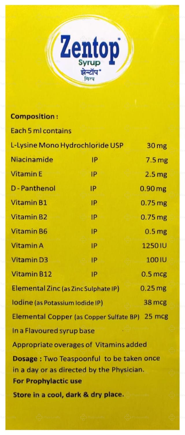 Zentop Syrup 200ml