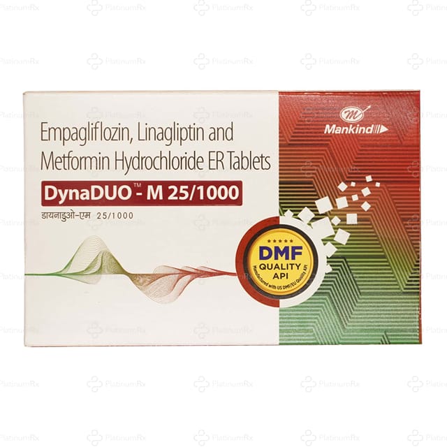 Dynaduo M 25/1000mg Tablet 10s