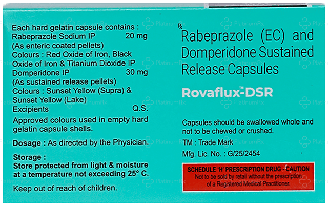 Rovaflux DSR 30/20mg Capsule SR 15s