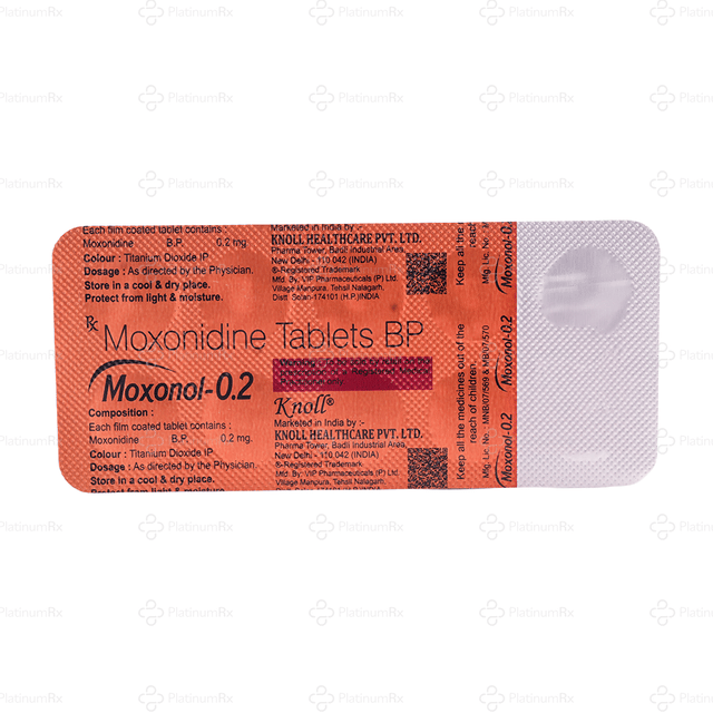 Moxonol 0.2mg Tablet 10s