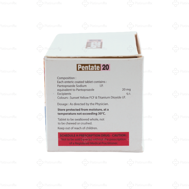 Pentate 20mg Tablet 10s