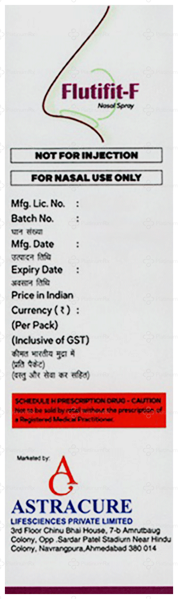 Flutifit F 27.5mcg Nasal Spray 120MDI