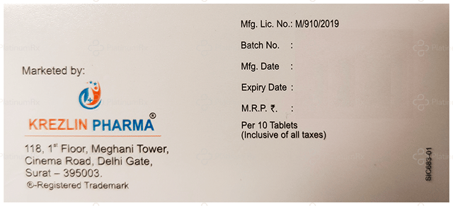 Krezsita D 10/100mg Tablet 10s