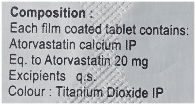 ATOReco 20mg Tablet 15s