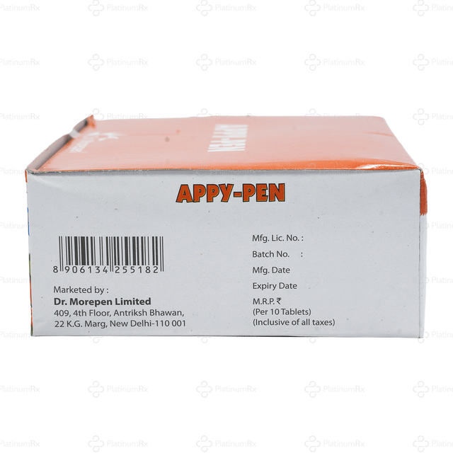 Appy Pen 4mg Tablet 10s