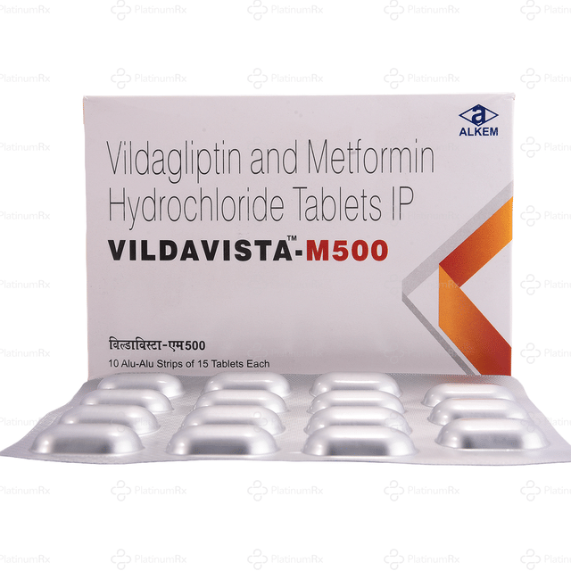 Vildavista M 500mg Tablet 15s