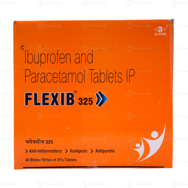 Flexib 325/400mg Tablet 20s