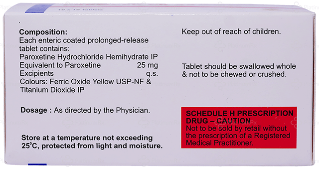 Parocep CR 25mg Tablet PR 10s