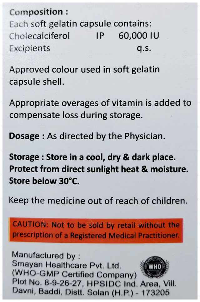 Tofinac 60000IU Softgel capsule 4s
