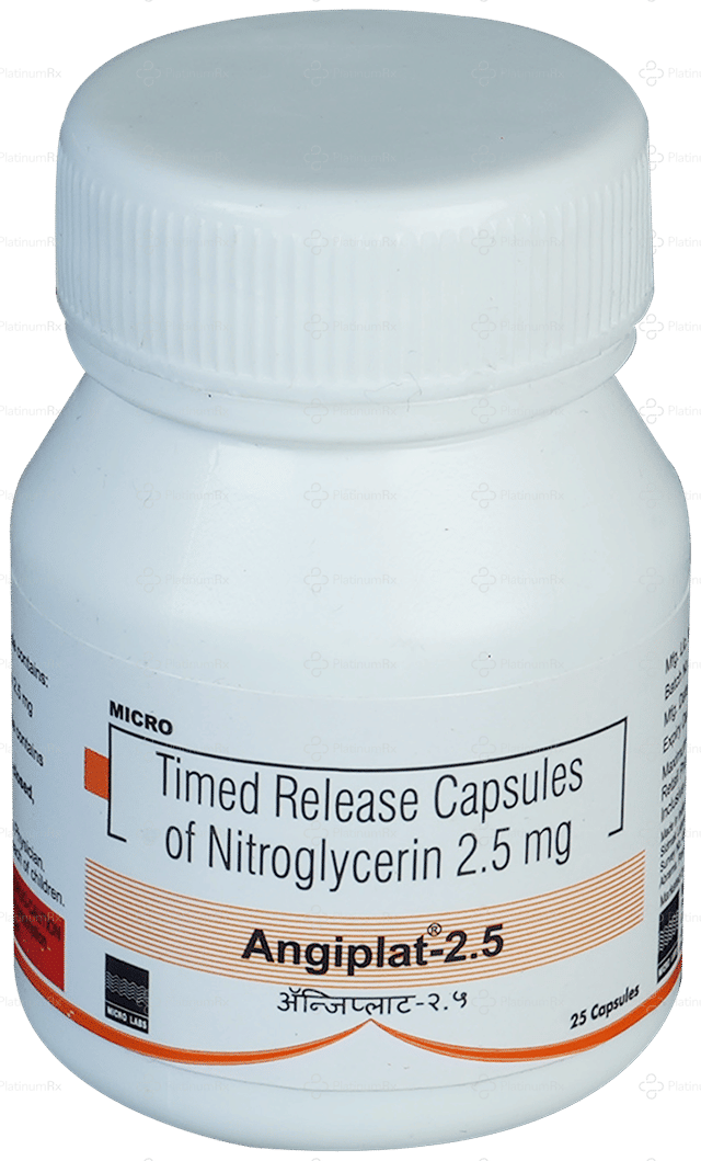 Angiplat 2.5mg Capsule TR 25s