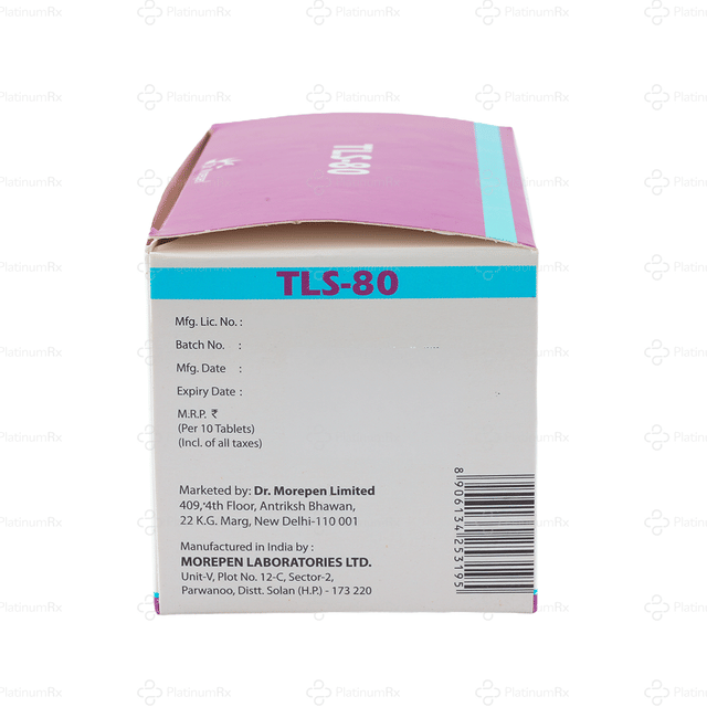 TLS 80mg Tablet 10s