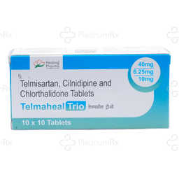 Telmaheal Trio 40/10/6.25 Tablet 10s
