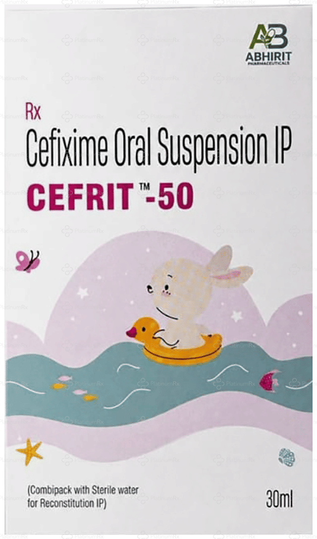 Cefrit 50mg Oral Suspension 30ml