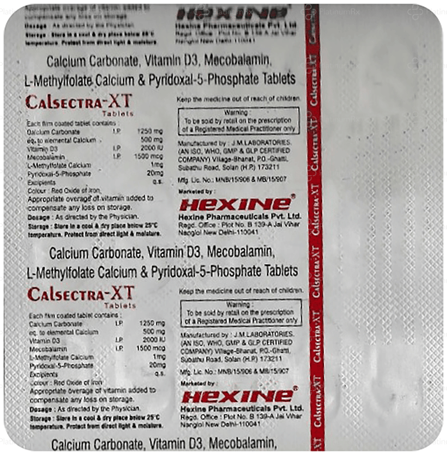 Calsectra XT Tablet 15s