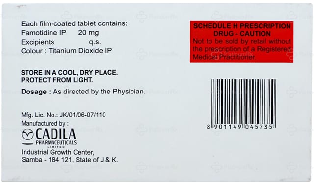 Famonext 20mg Tablet 14s