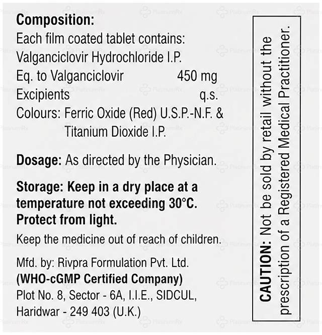 Valsave 450mg Tablet 4s