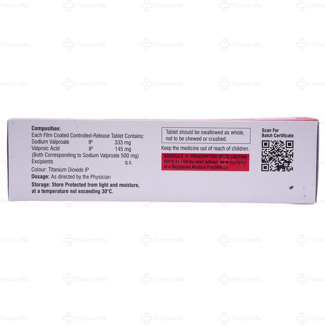 Valpodium 500mg Tablet CR 10s