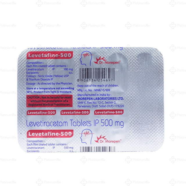 Levetafine 500mg Tablet 10s