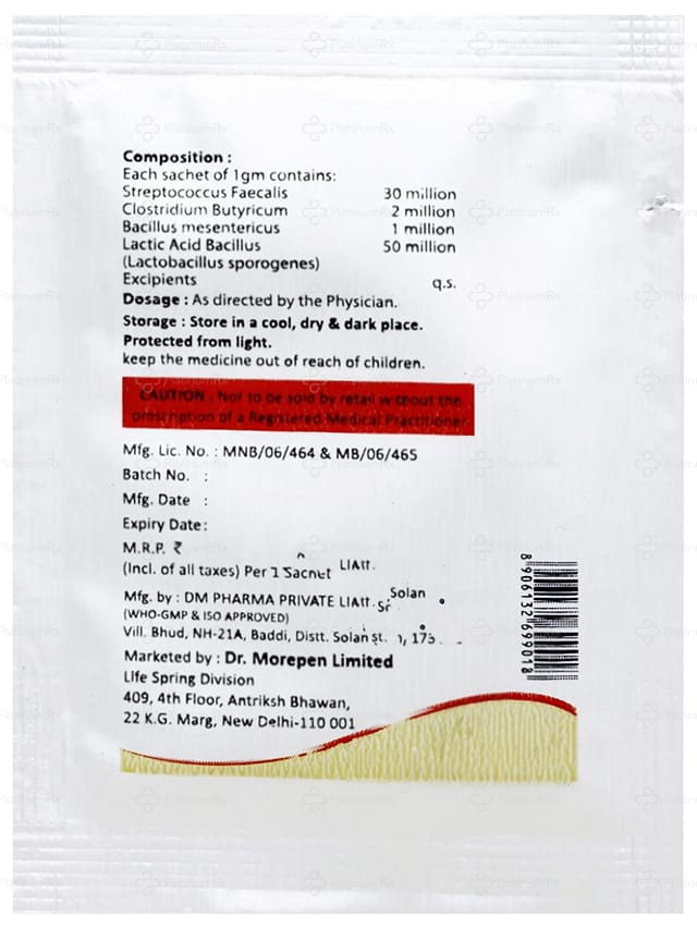Bifi Biotic PP Orange Flavour Sachet 1gm