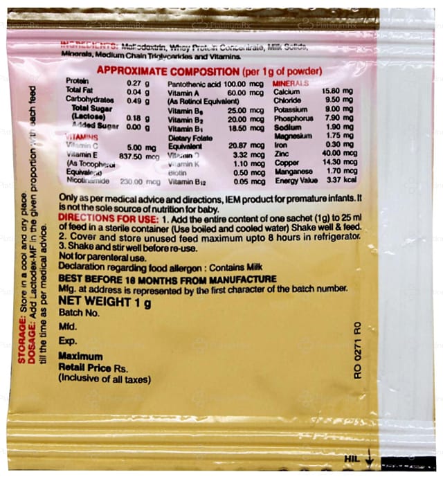 Lactodex MF Powder Sachet 1gm