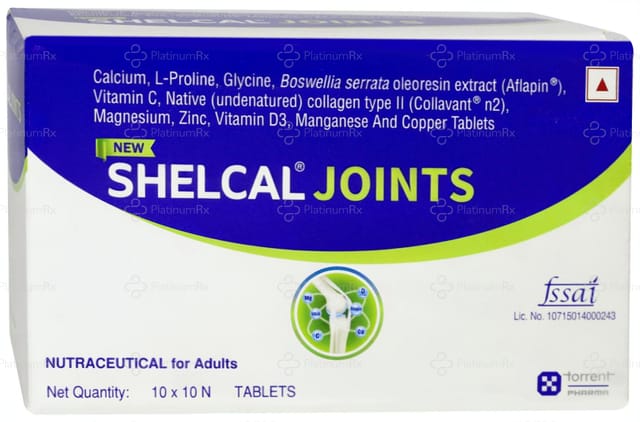 New Shelcal Joints Tablet 10s