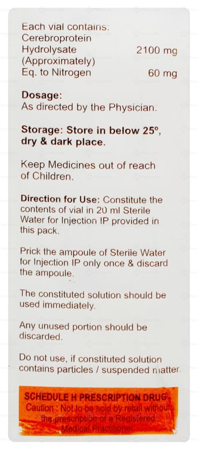 Cognizure 60mg Injection 1s